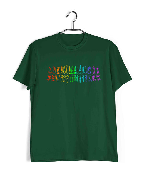 Dentist Medicine Dentist Teeth Diagram Custom Printed Graphic Design T-Shirt for Men